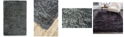 Simply Woven Frankie R4450 Charcoal 3'6" x 5'6" Area Rug